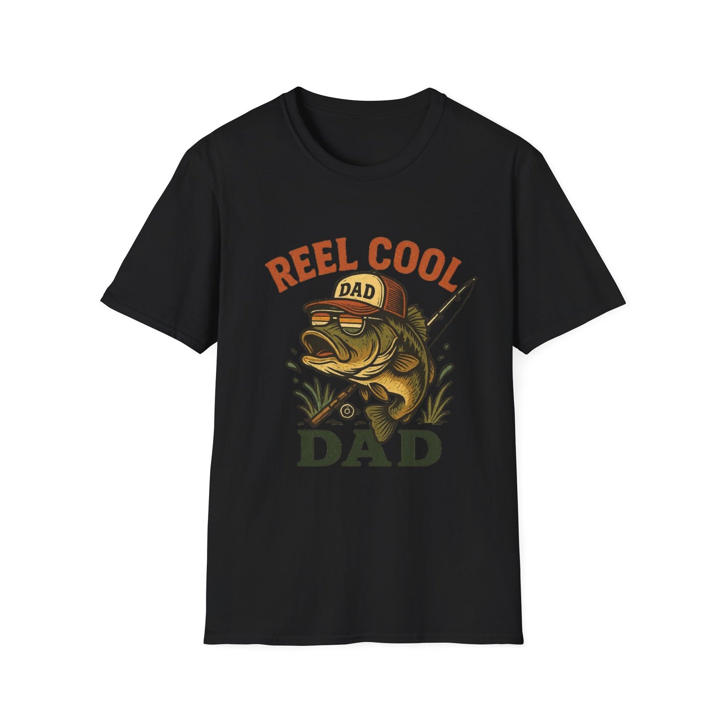 Reel Cool Dad T-Shirt | Fishing Gift, Father's Day Tee