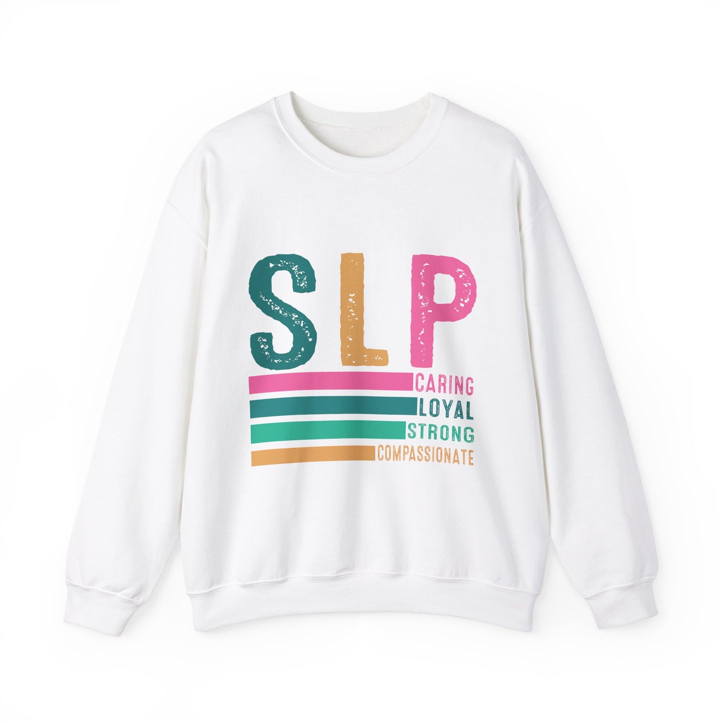 SLP Caring Loyal Strong Unisex Crewneck Sweatshirt