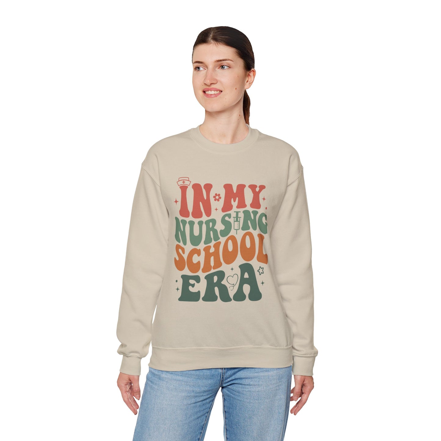 Inspirational Nursing School Sweatshirt - Unisex Heavy Blend Crewneck