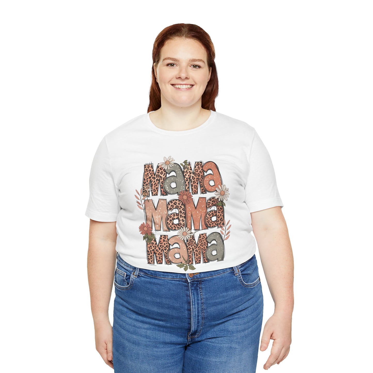 Floral Mama T-Shirt - Unisex Jersey Short Sleeve Tee for Mother's Day