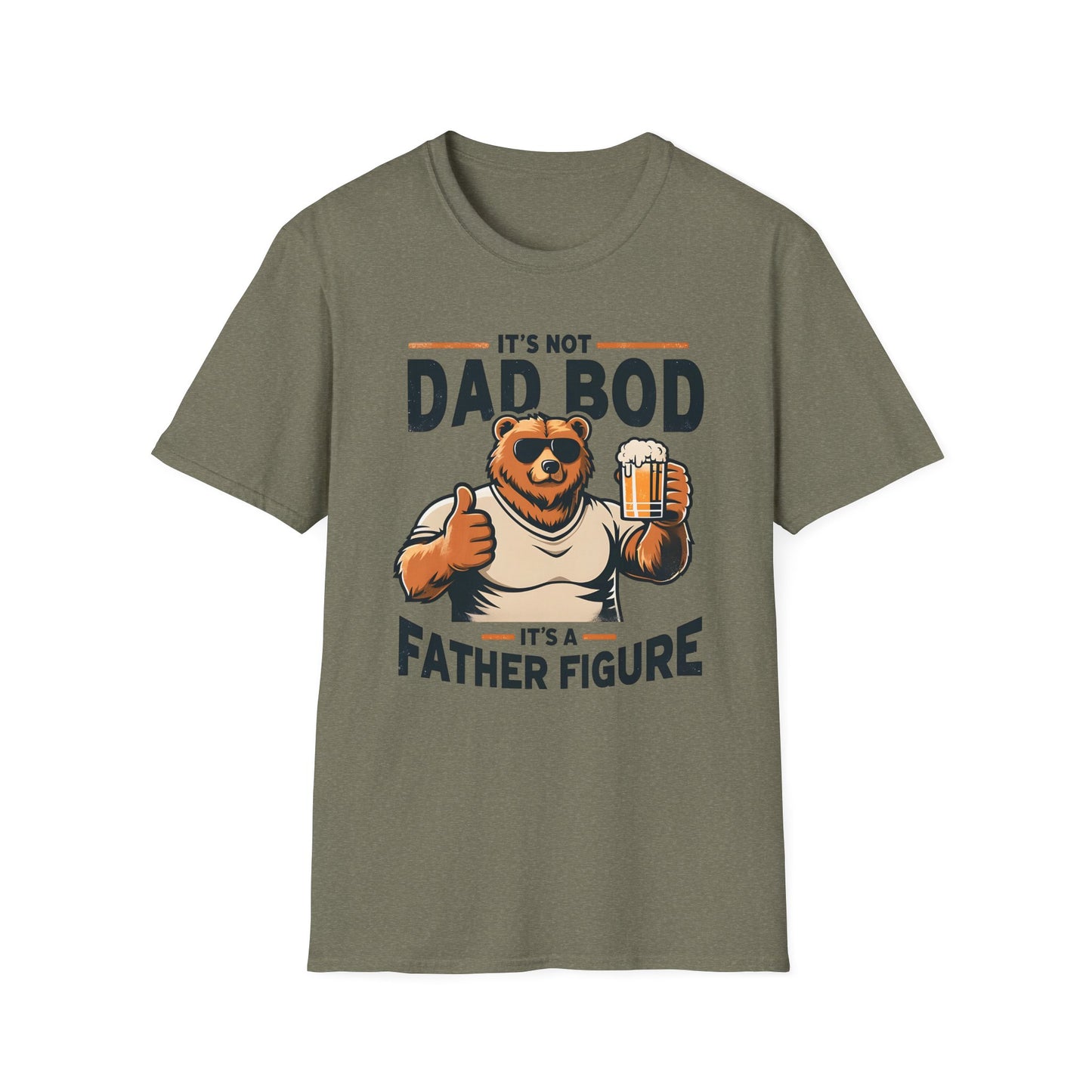 Fun Father Figure T-Shirt, Dad Bod Tee, Gift for Dads, Father's Day Gift