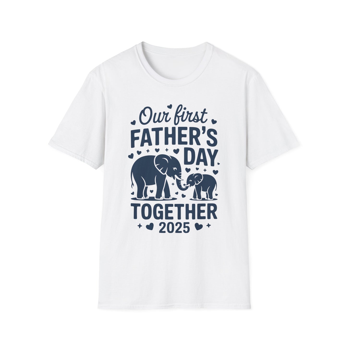 Our First Father's Day Together T-Shirt, New Dad Gift, Family Celebration Tee, Baby Announcement Shirt