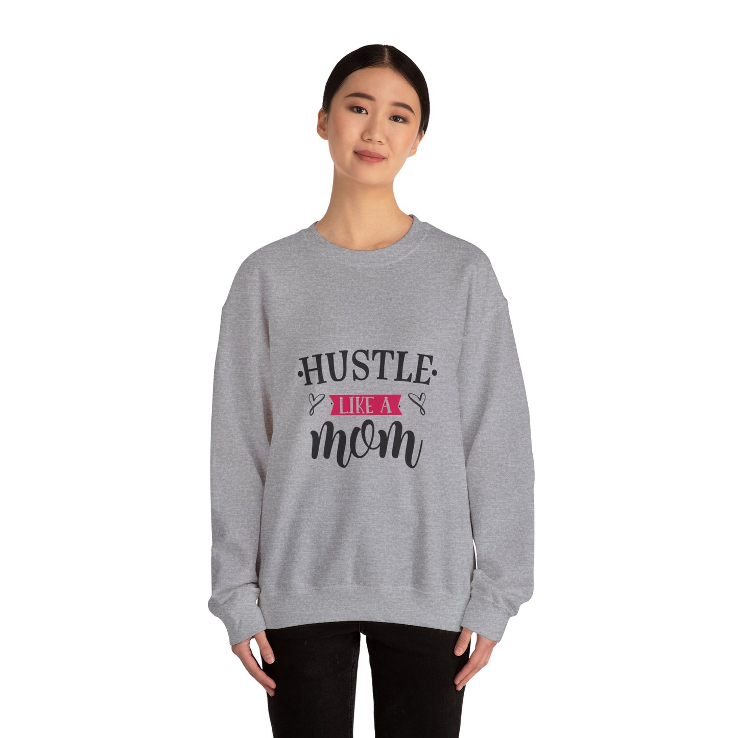 Hustle Like A Mom Unisex Crewneck Sweatshirt