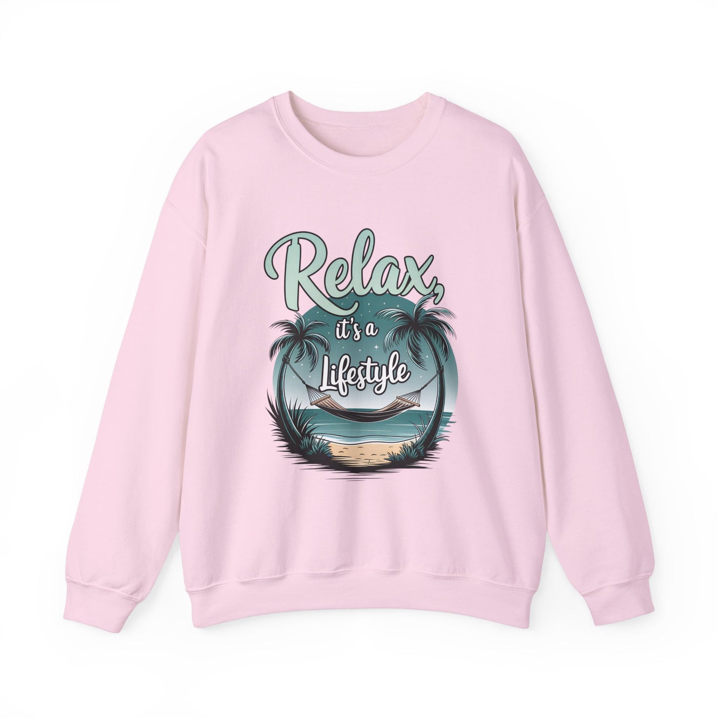 Relax Beach Vibe Unisex Crewneck Sweatshirt
