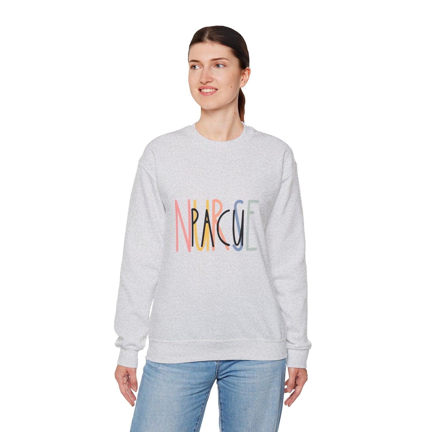 Unisex Crewneck Sweatshirt with 'NURSE' Design - Cozy Gift for Healthcare Heroes