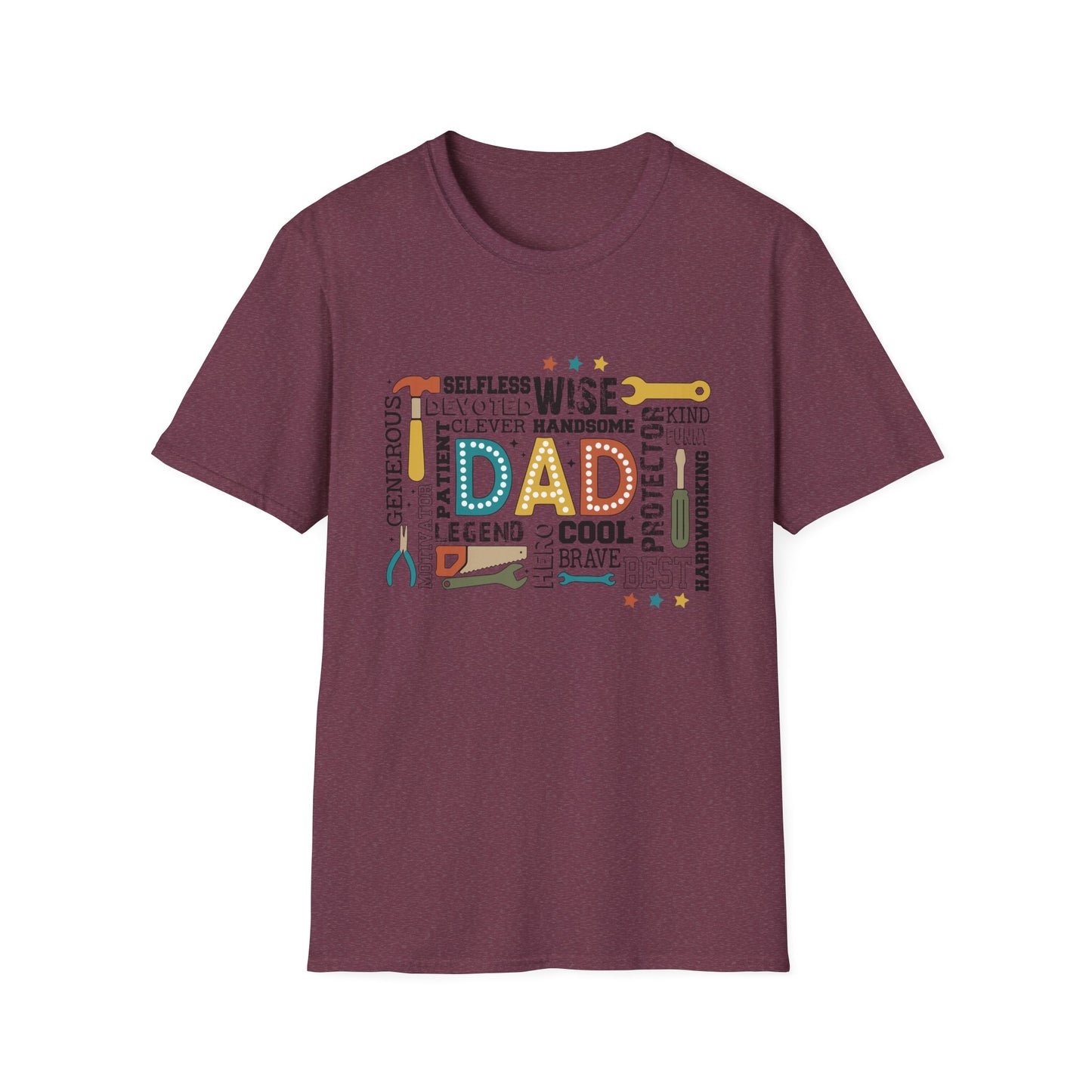 Father's Day Tribute T-Shirt, Dad Shirt Gift, Unisex Tee, Casual Wear for Dads