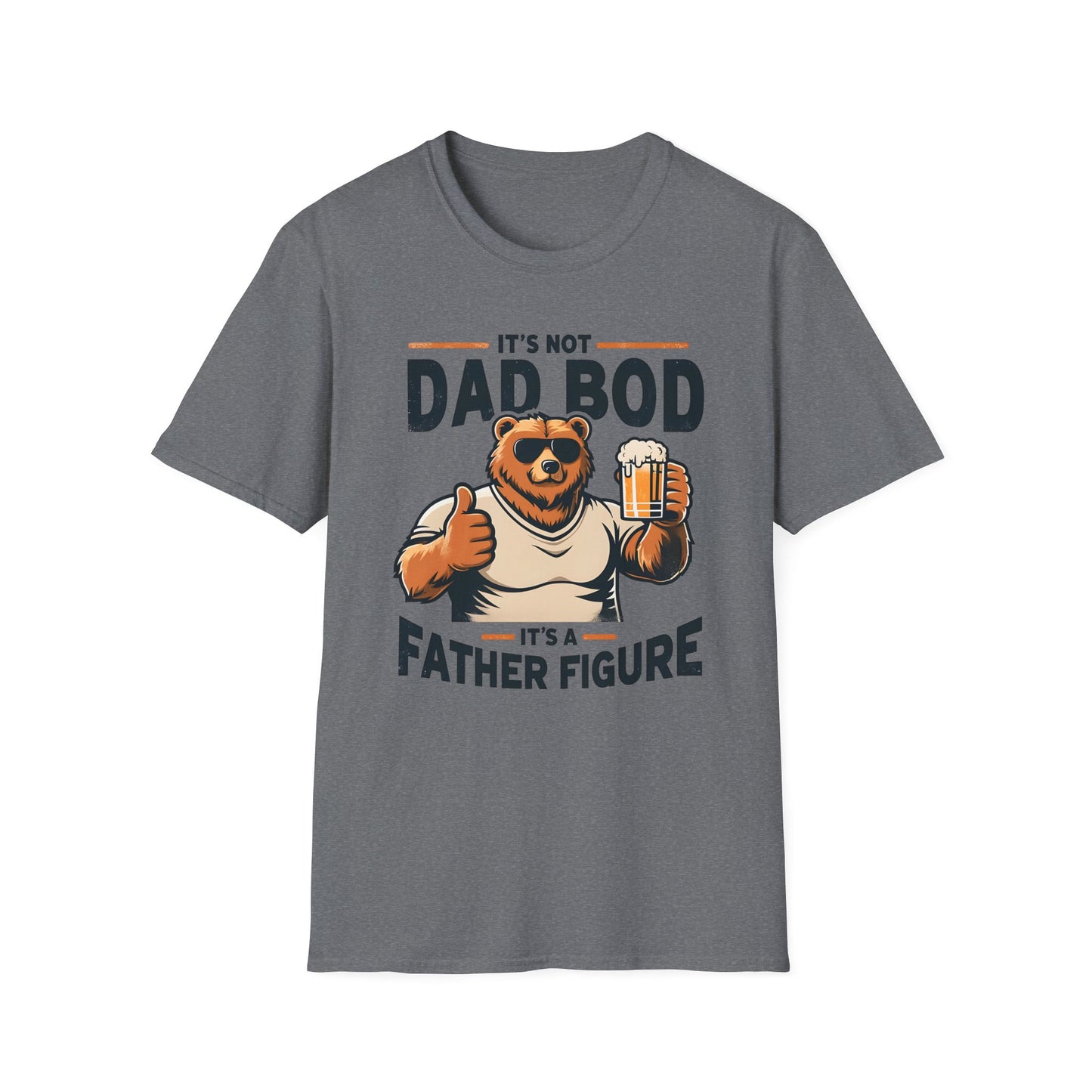 Fun Father Figure T-Shirt, Dad Bod Tee, Gift for Dads, Father's Day Gift