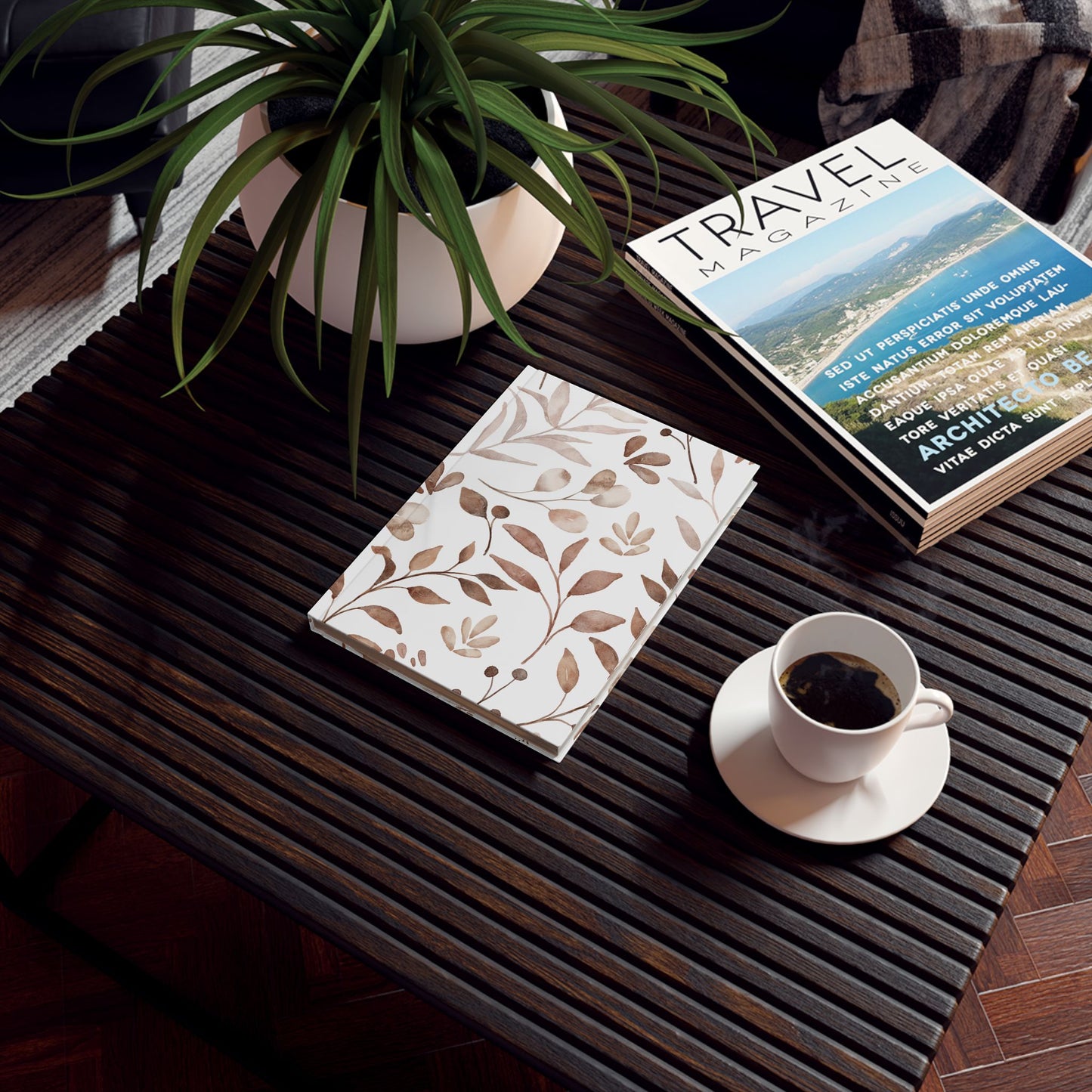 Elegant Floral Hardback Journal for Nature Lovers