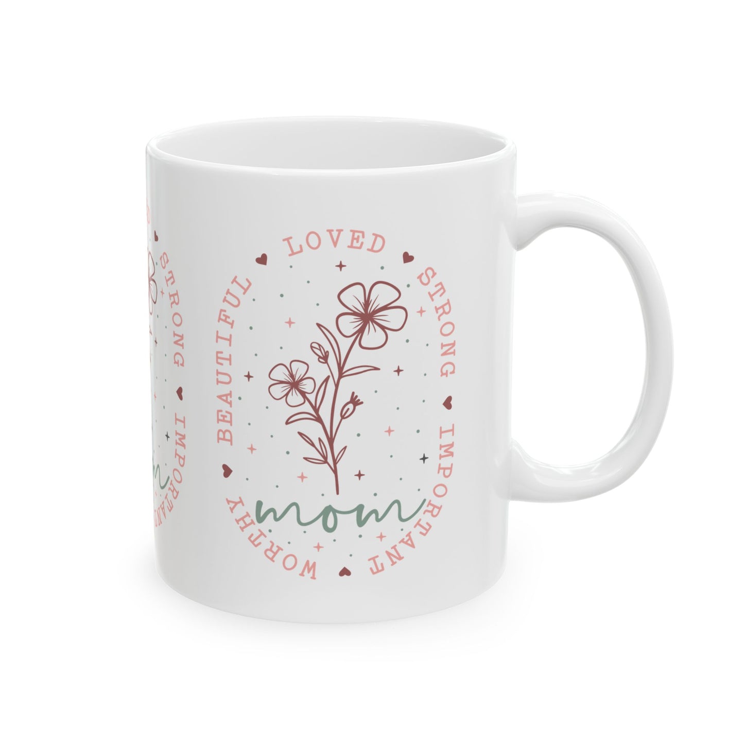 Mom Appreciation Ceramic Mug - 11oz & 15oz - Perfect Gift for Mother's Day, Birthdays & Special Occasions