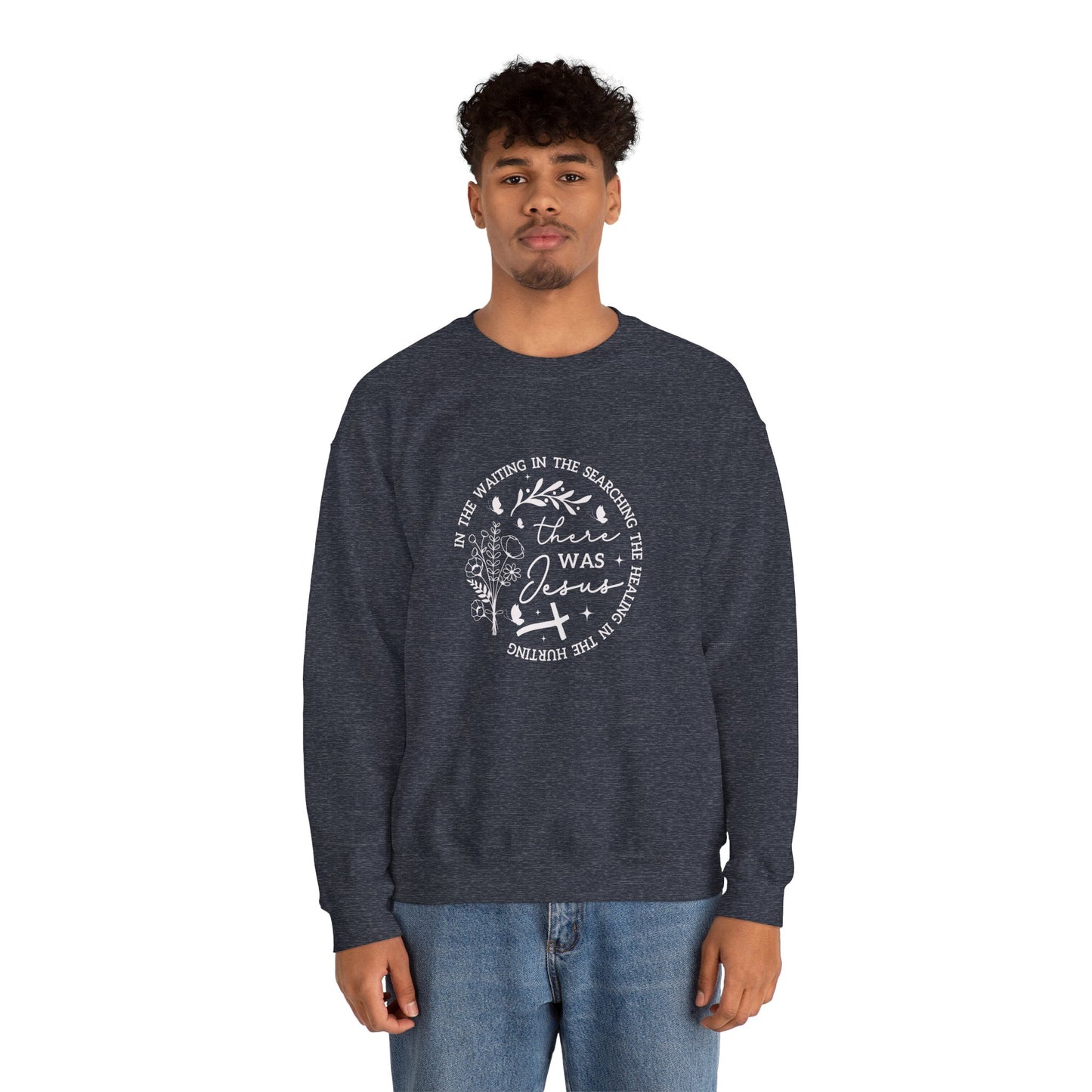 Faith & Comfort Crewneck Sweatshirt - 'In the Waiting' Design