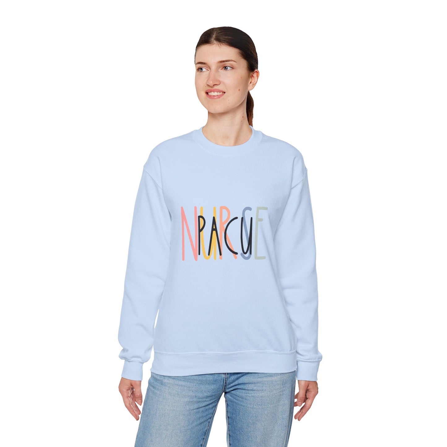 Unisex Crewneck Sweatshirt with 'NURSE' Design - Cozy Gift for Healthcare Heroes