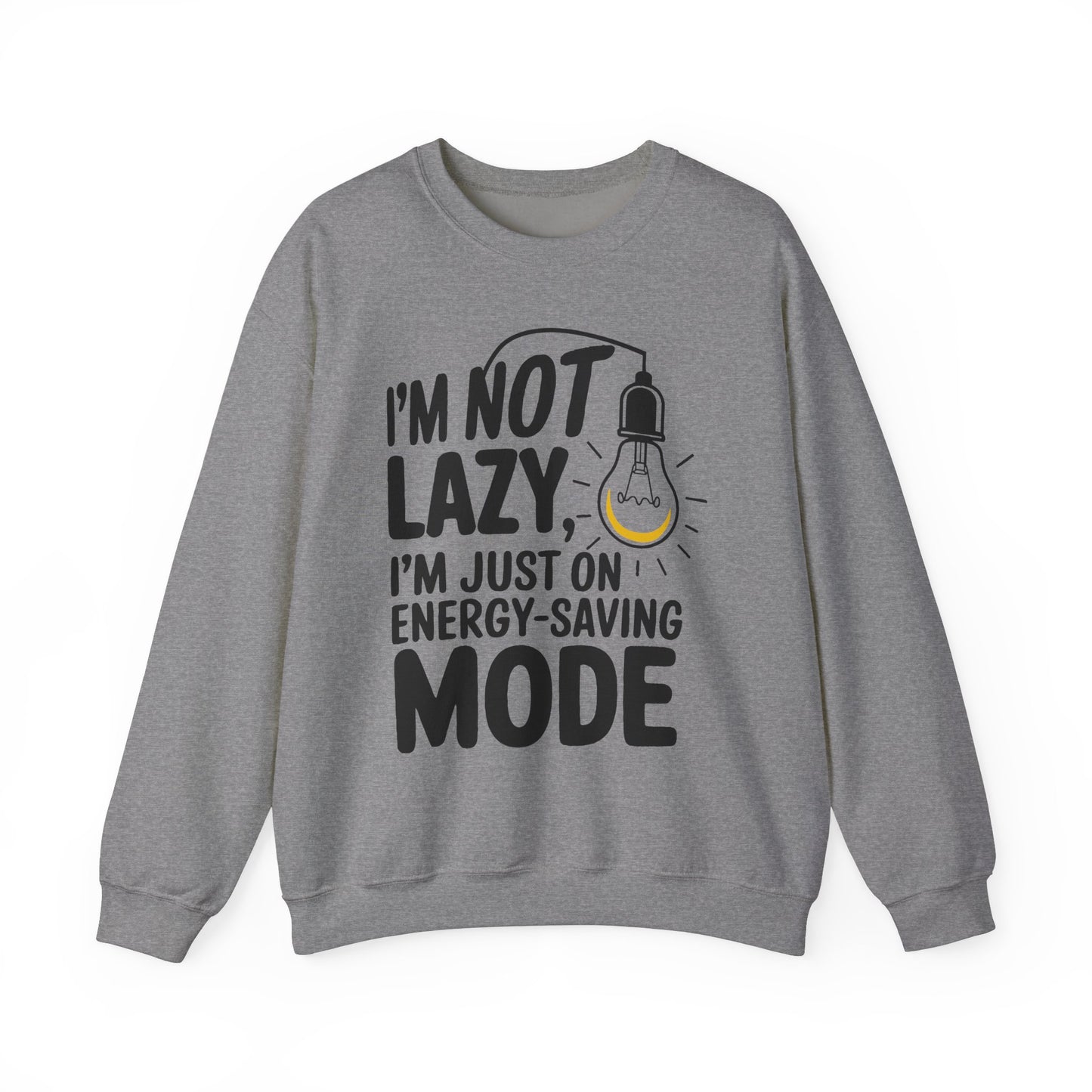 Funny Energy-Saving Mode Sweatshirt | Unisex Heavy Blend Crewneck