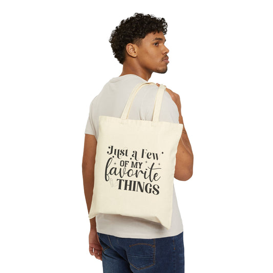 Just a Few of My Favorite Things Cotton Canvas Tote Bag