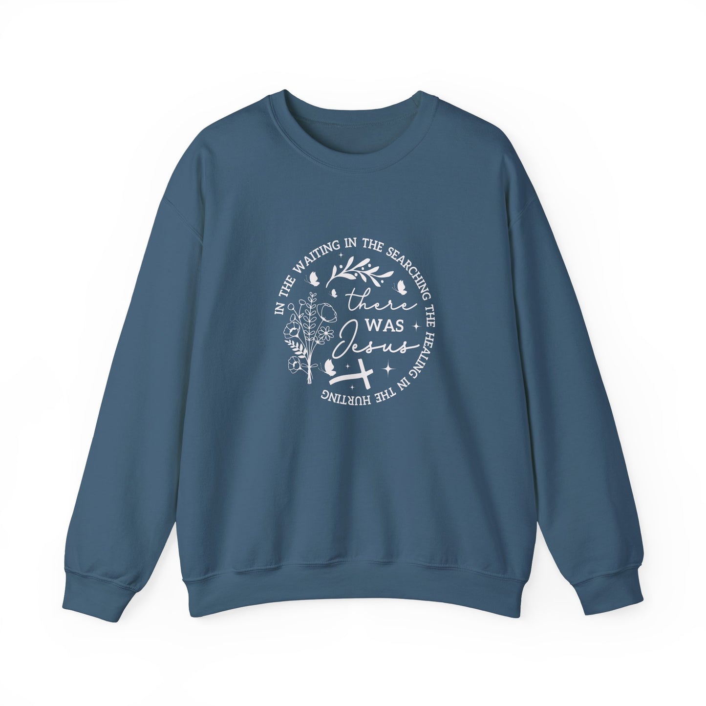 Faith & Comfort Crewneck Sweatshirt - 'In the Waiting' Design