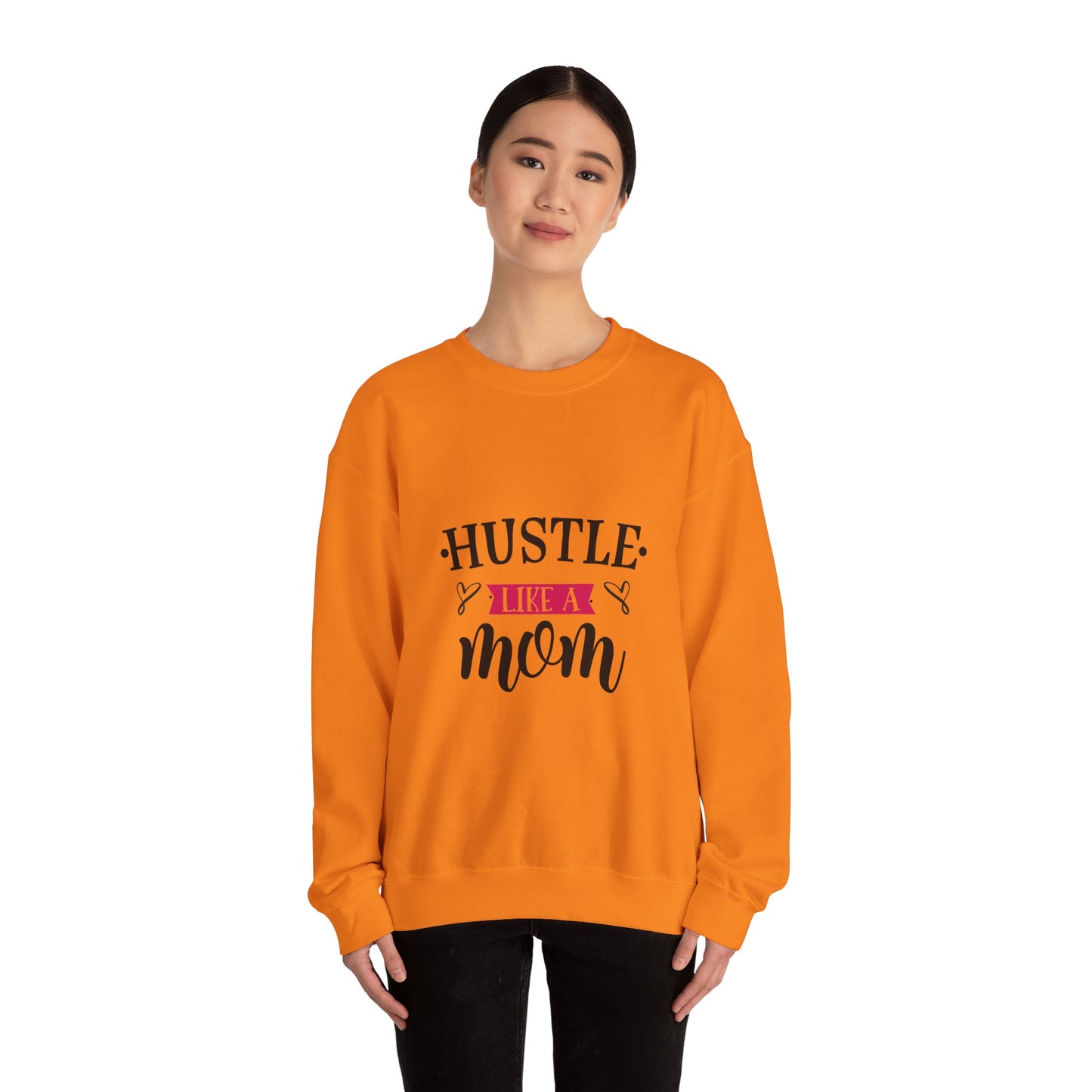 Hustle Like A Mom Unisex Crewneck Sweatshirt