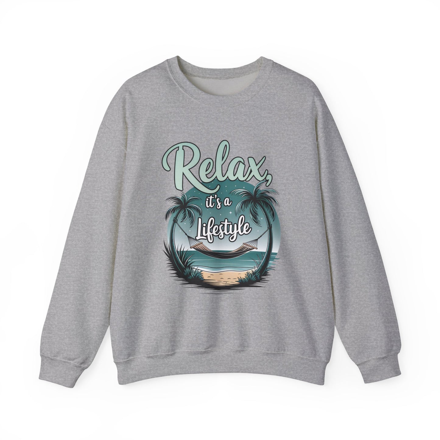 Relax Beach Vibe Unisex Crewneck Sweatshirt