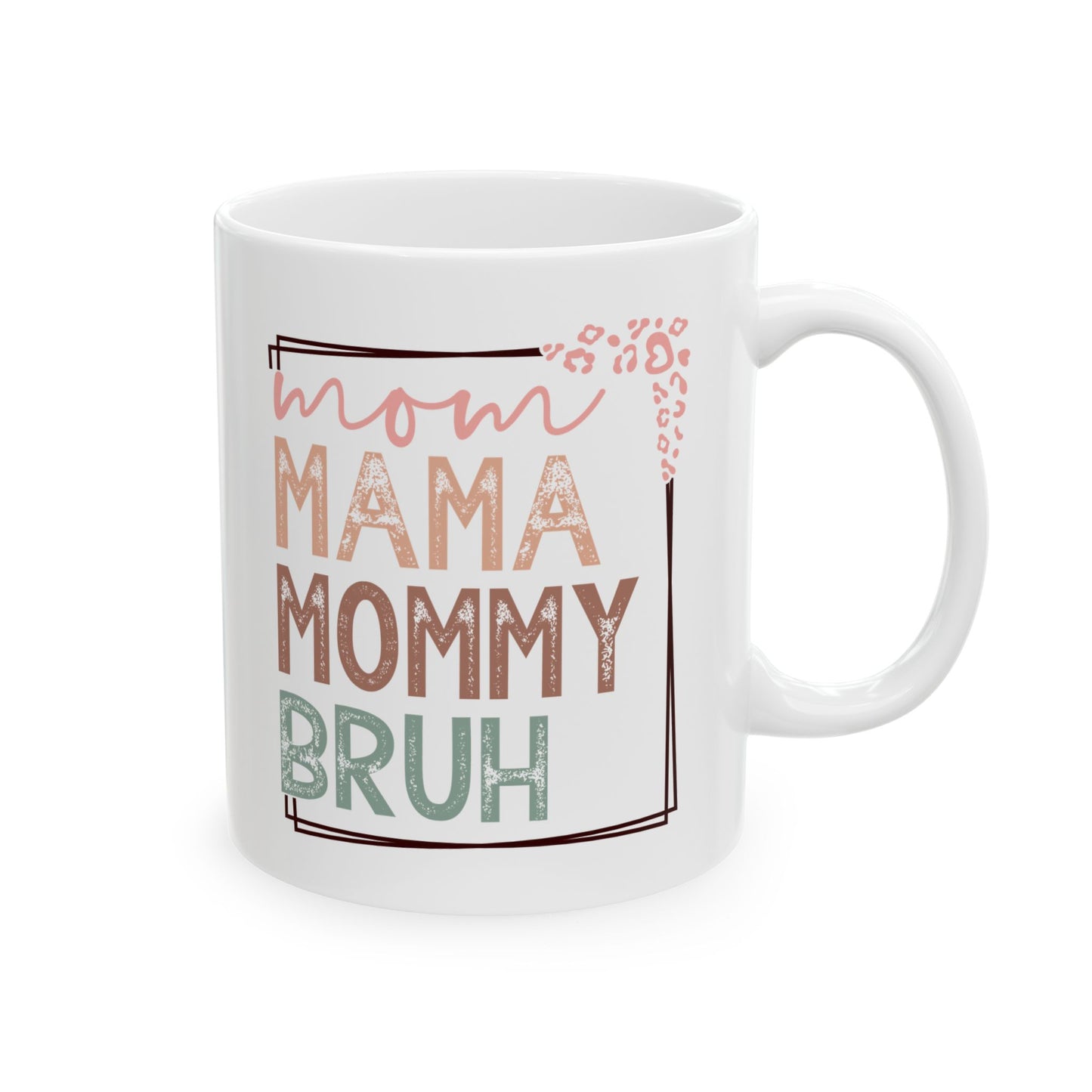 Fun Mama Mommy Brunch Ceramic Mug - Perfect Gift for Mother's Day and Coffee Lovers