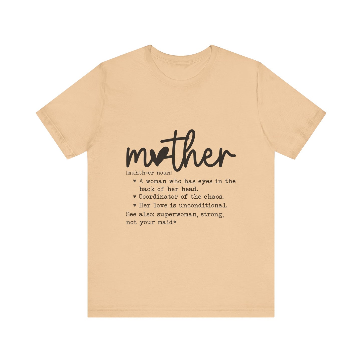 Mother Definition Unisex Jersey Tee - Perfect Gift for Moms