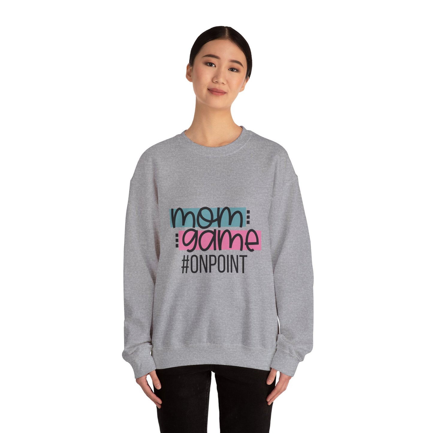Mom Game On Point Sweatshirt - Unisex Heavy Blend™ Crewneck