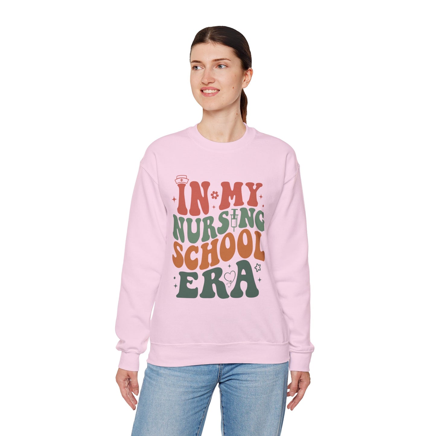 Inspirational Nursing School Sweatshirt - Unisex Heavy Blend Crewneck