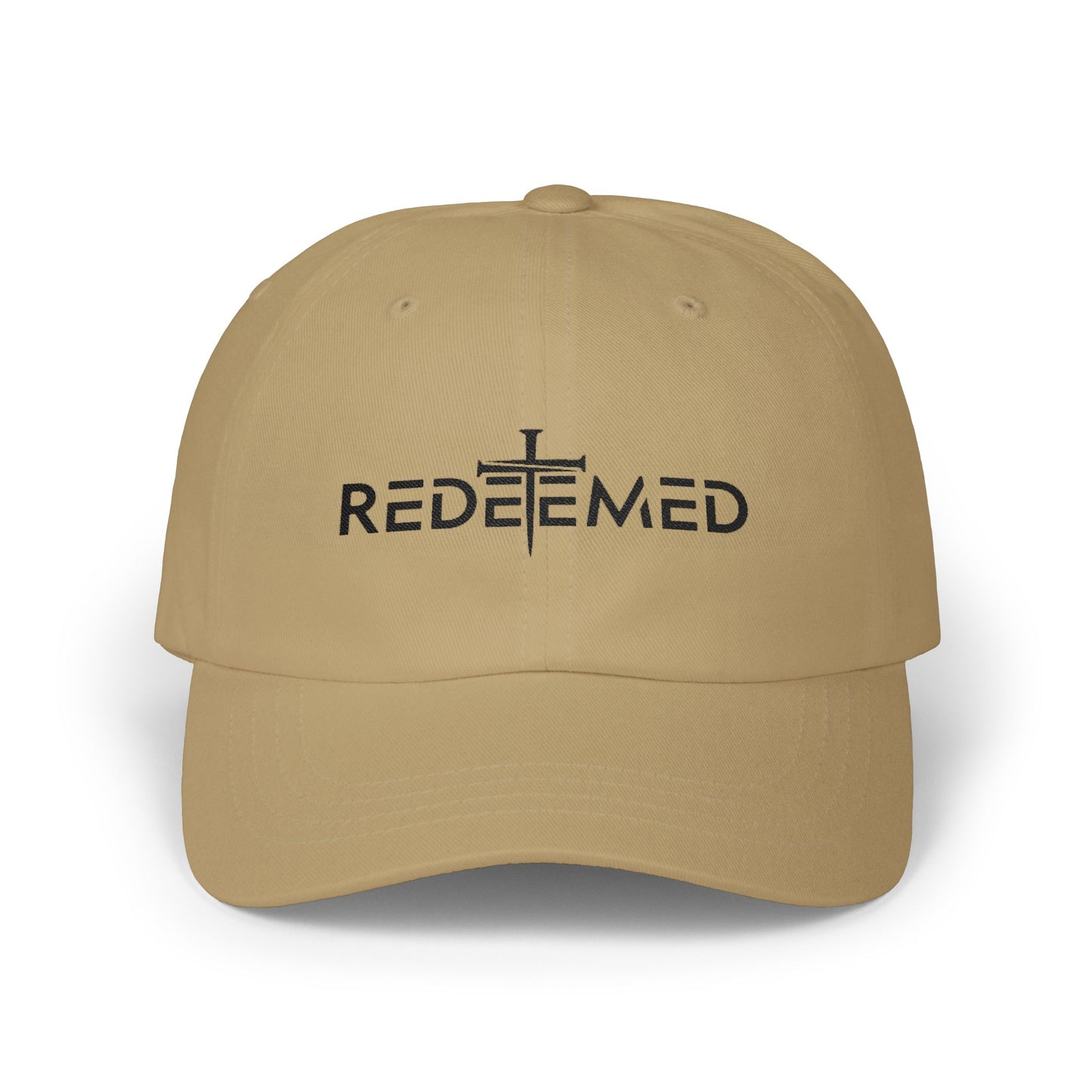 Redeemed Cross Dad Cap — Christian Baseball Hat