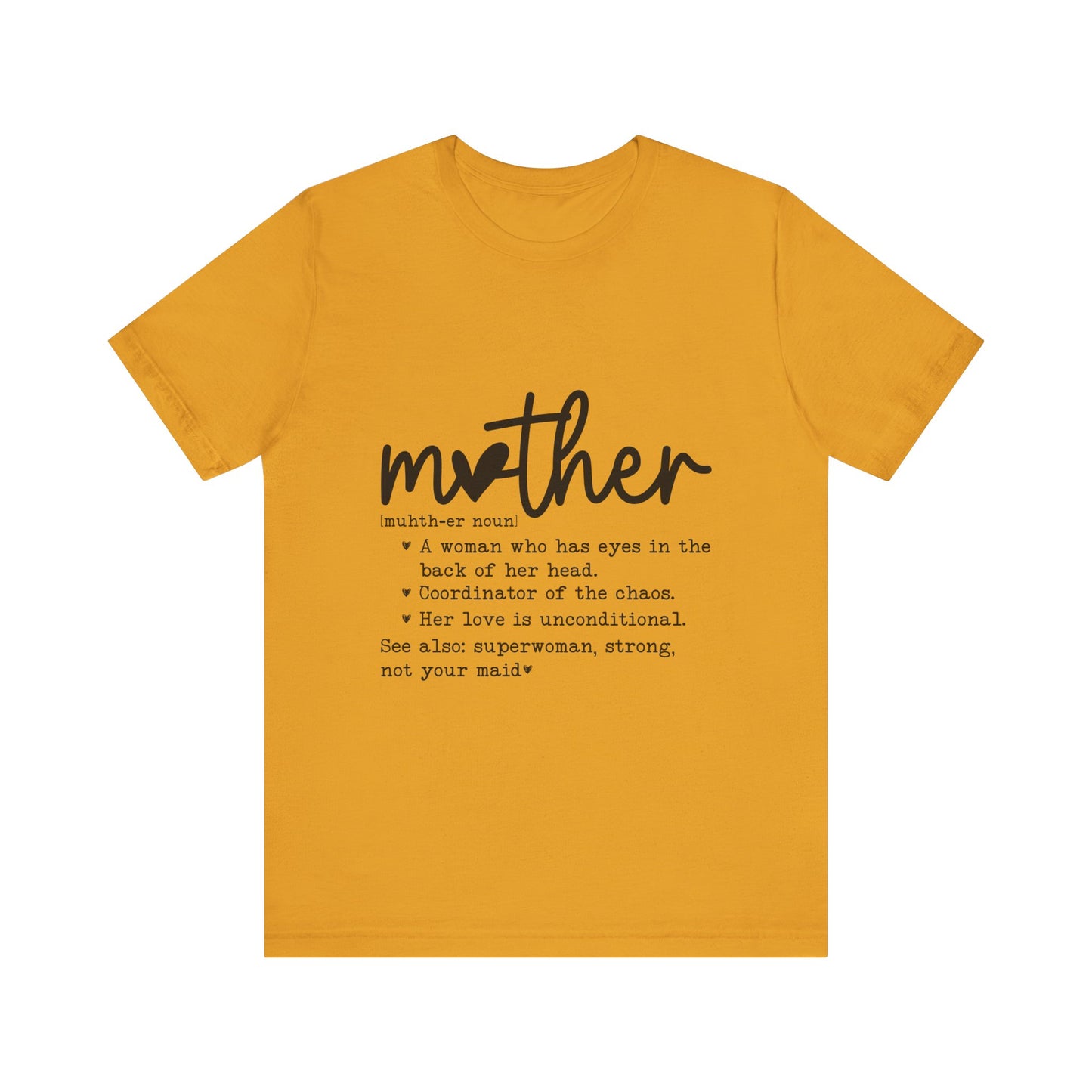 Mother Definition Unisex Jersey Tee - Perfect Gift for Moms