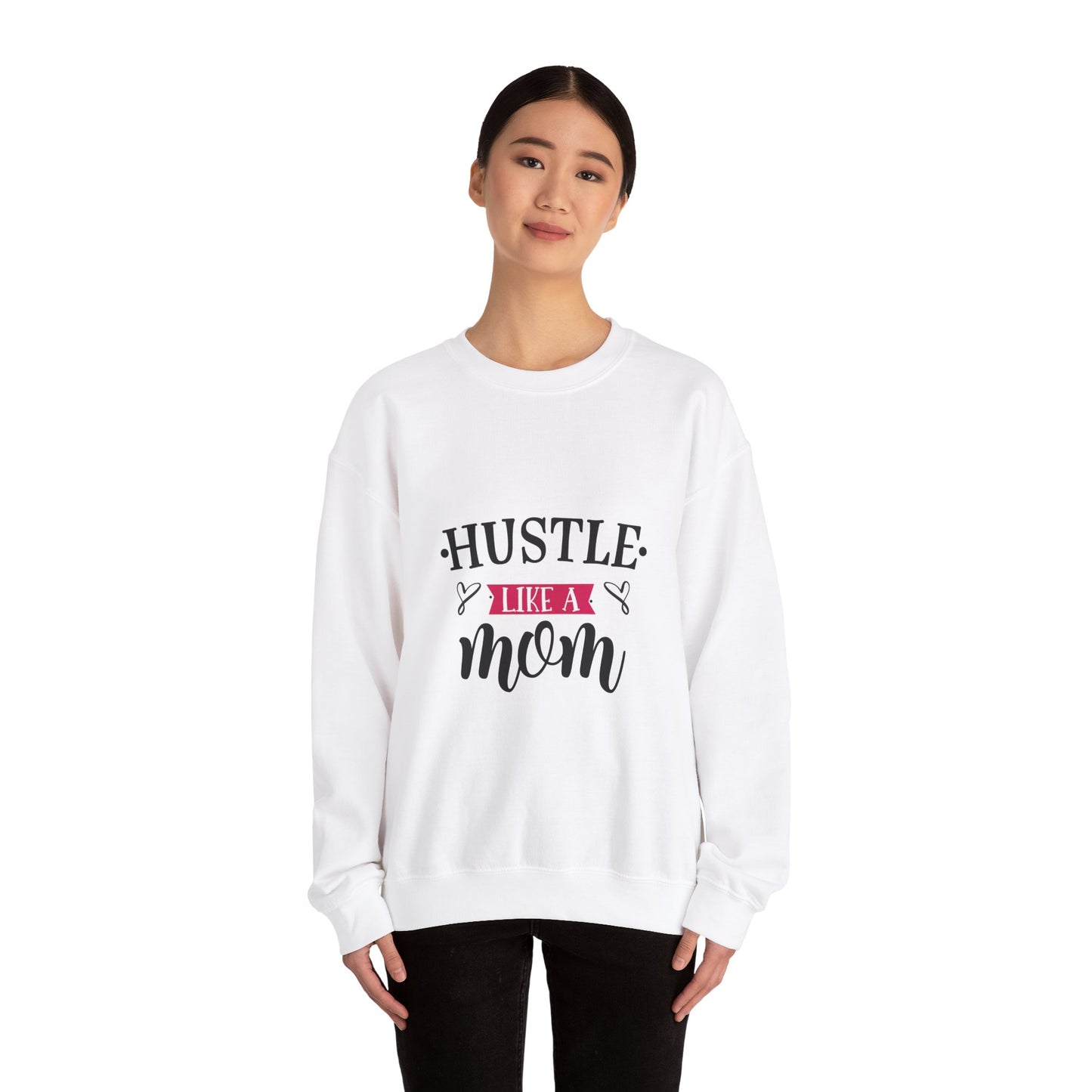 Hustle Like A Mom Unisex Crewneck Sweatshirt