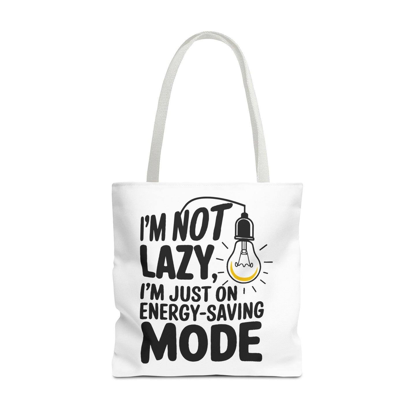 Funny Energy-Saving Mode Tote Bag - Ideal Gift for Relaxed Individuals