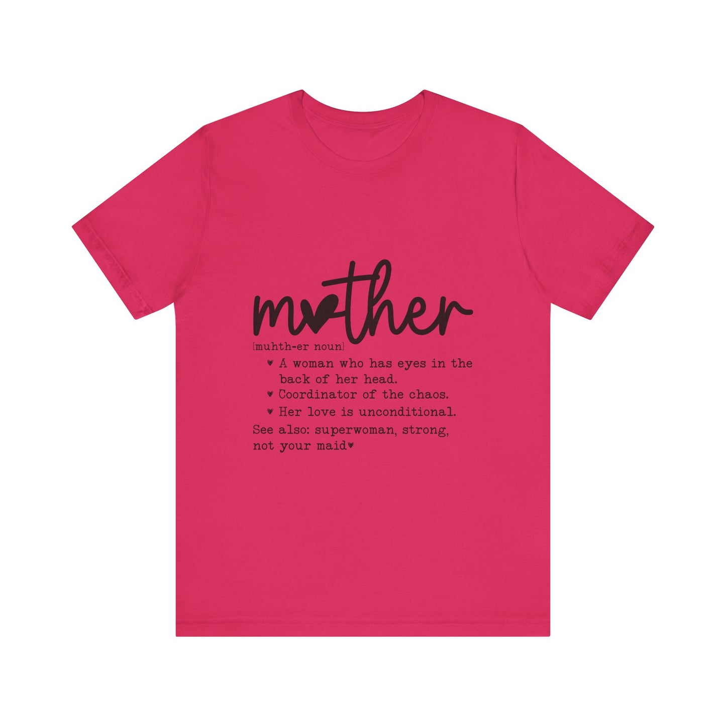 Mother Definition Unisex Jersey Tee - Perfect Gift for Moms