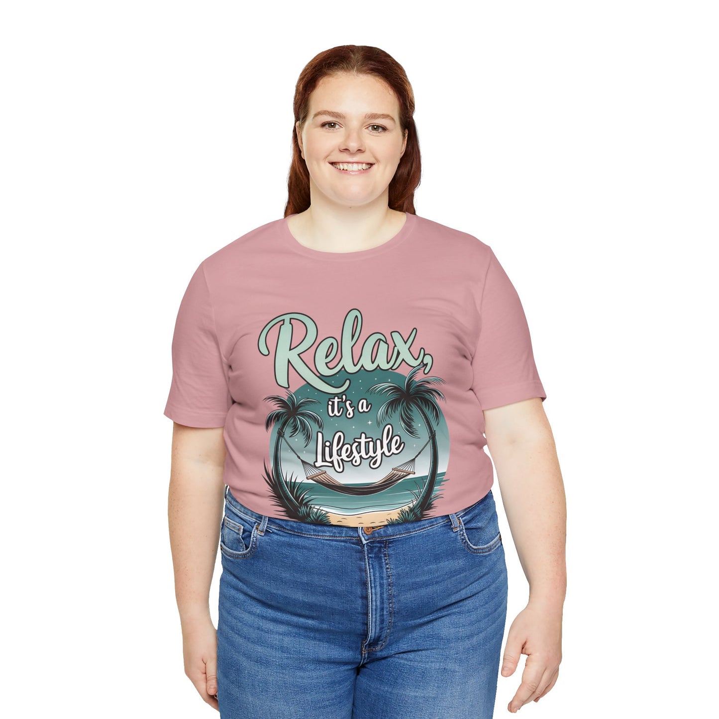 Relax, It's a Lifestyle Unisex Jersey Tee - Perfect for Beach Lovers & Vacation Vibes
