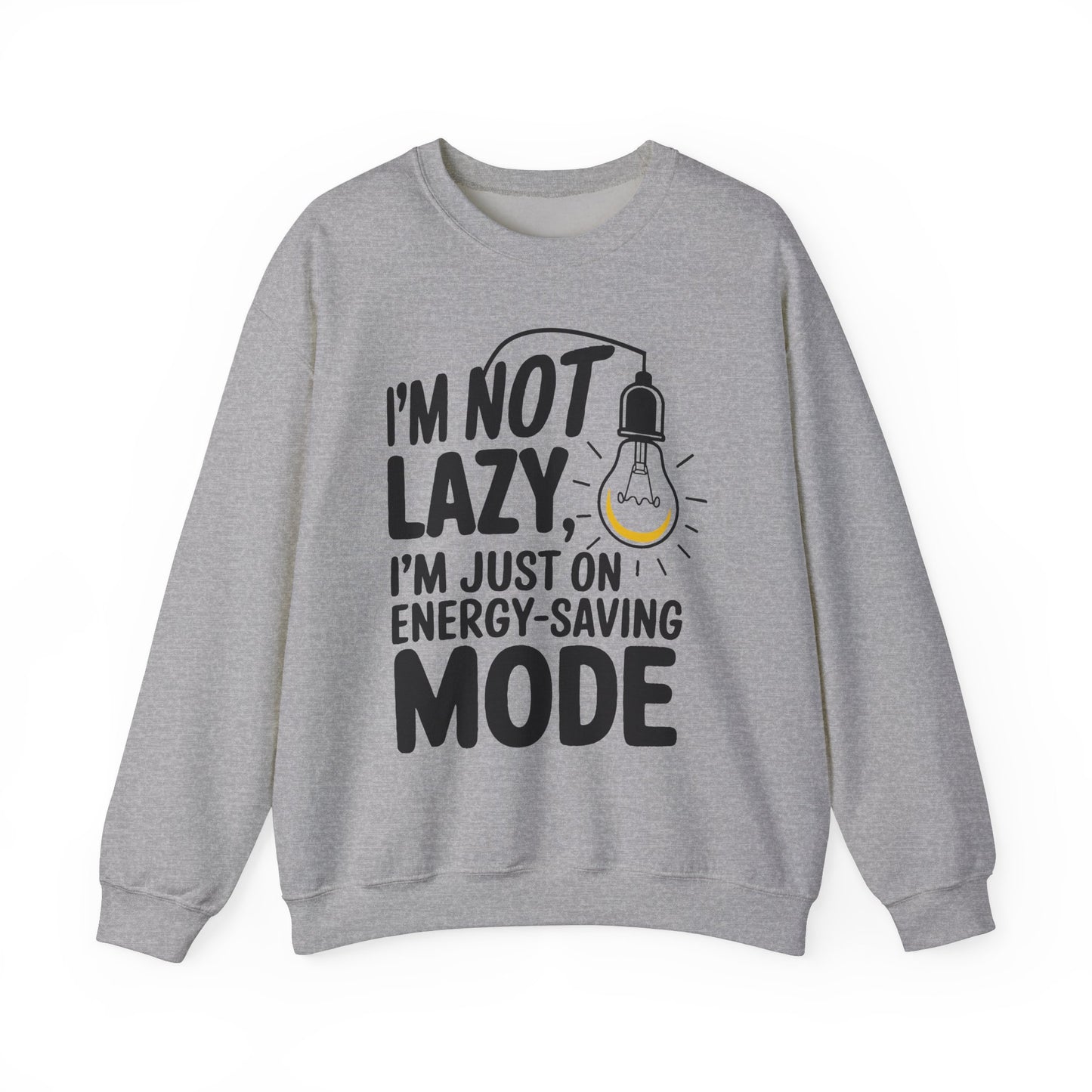 Funny Energy-Saving Mode Sweatshirt | Unisex Heavy Blend Crewneck