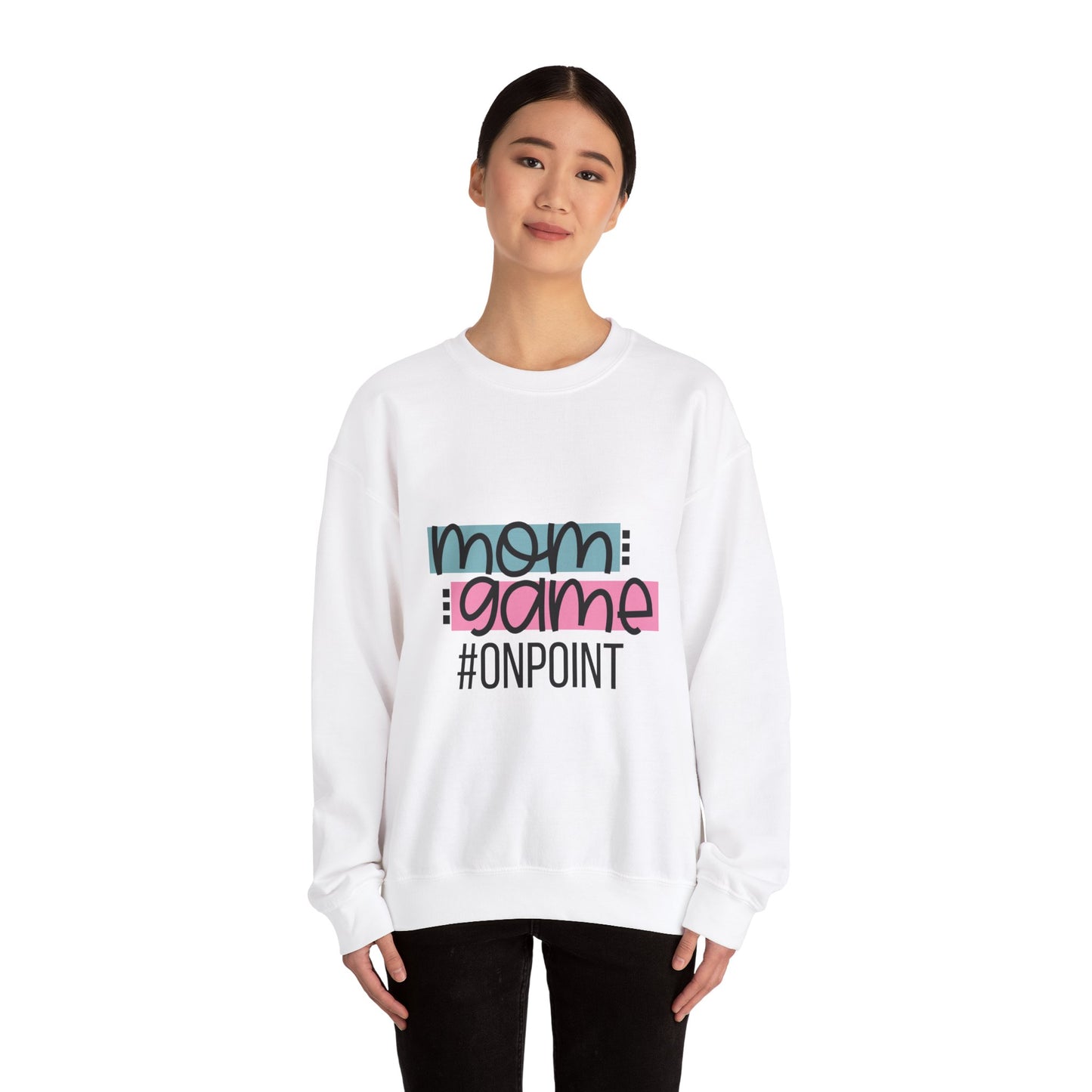 Mom Game On Point Sweatshirt - Unisex Heavy Blend™ Crewneck