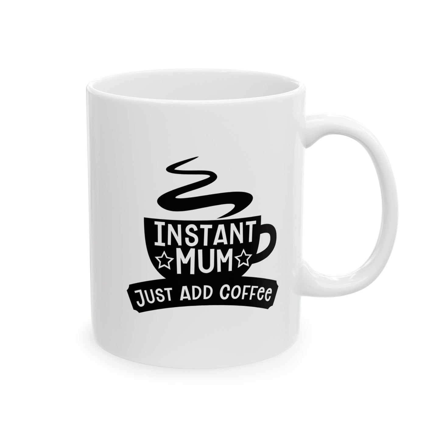 Coffee Badge Ceramic Mug (11oz, 15oz)