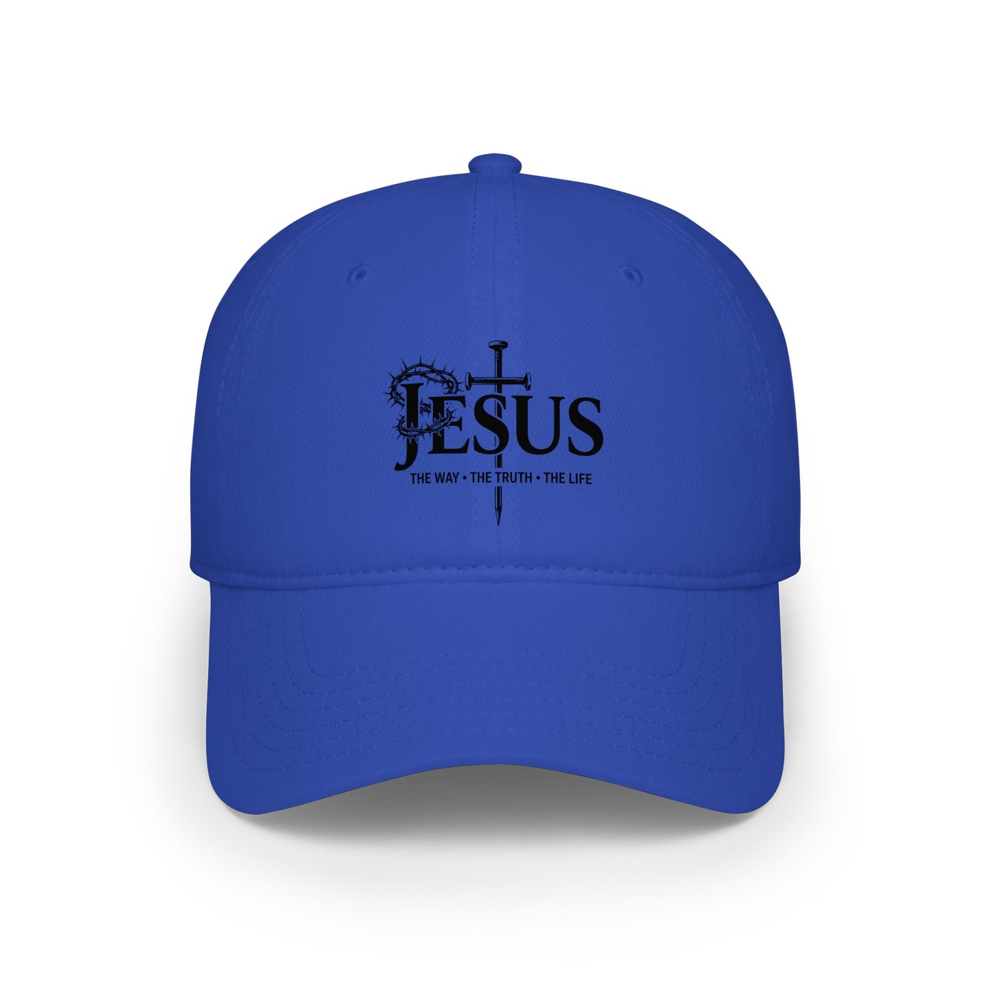 Christian 'Jesus' Cross Low Profile Baseball Cap — Faith Worship Hat