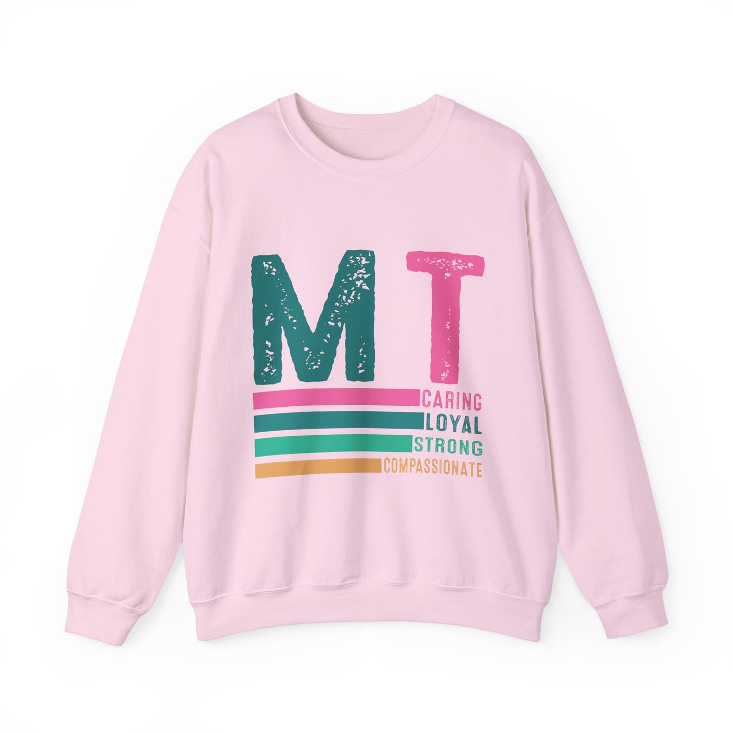 Caring Loyal Strong Unisex Sweatshirt - Compassionate Message Apparel