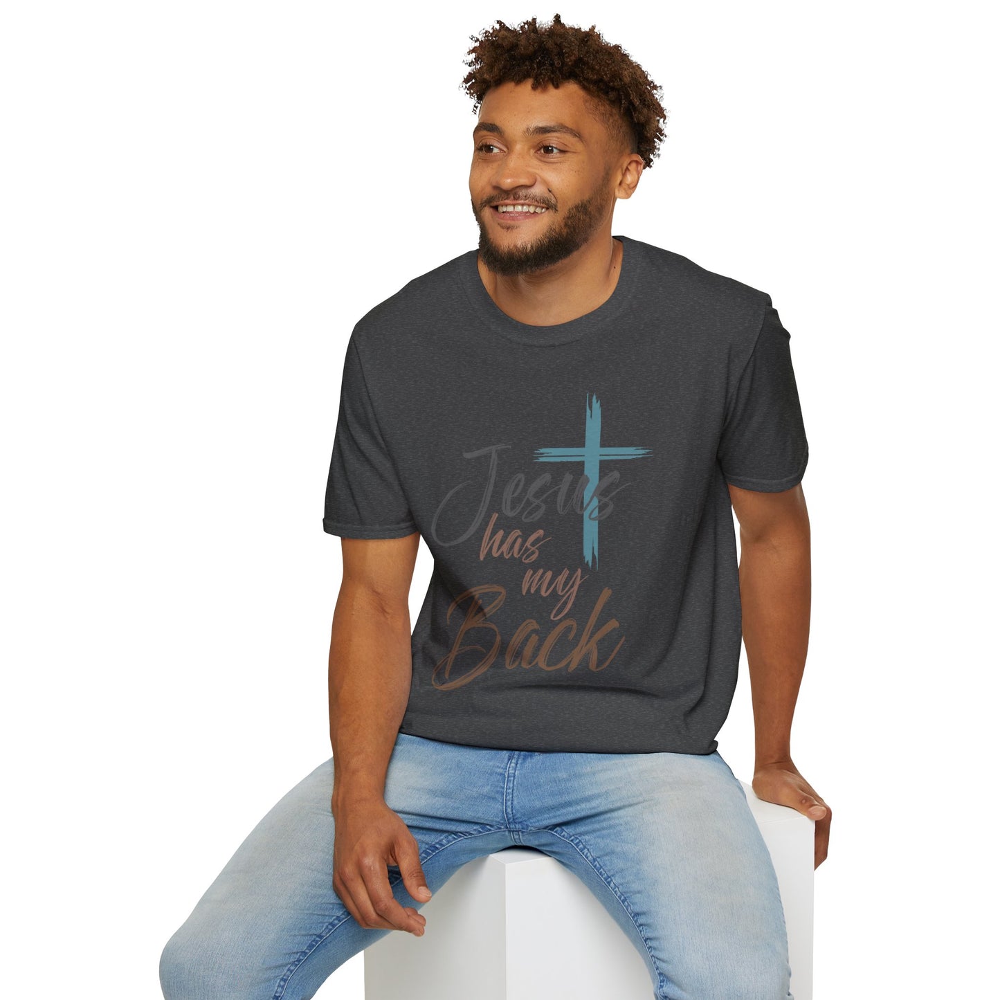 Jesus Has My Back T-Shirt — Christian Faith Cross Shirt