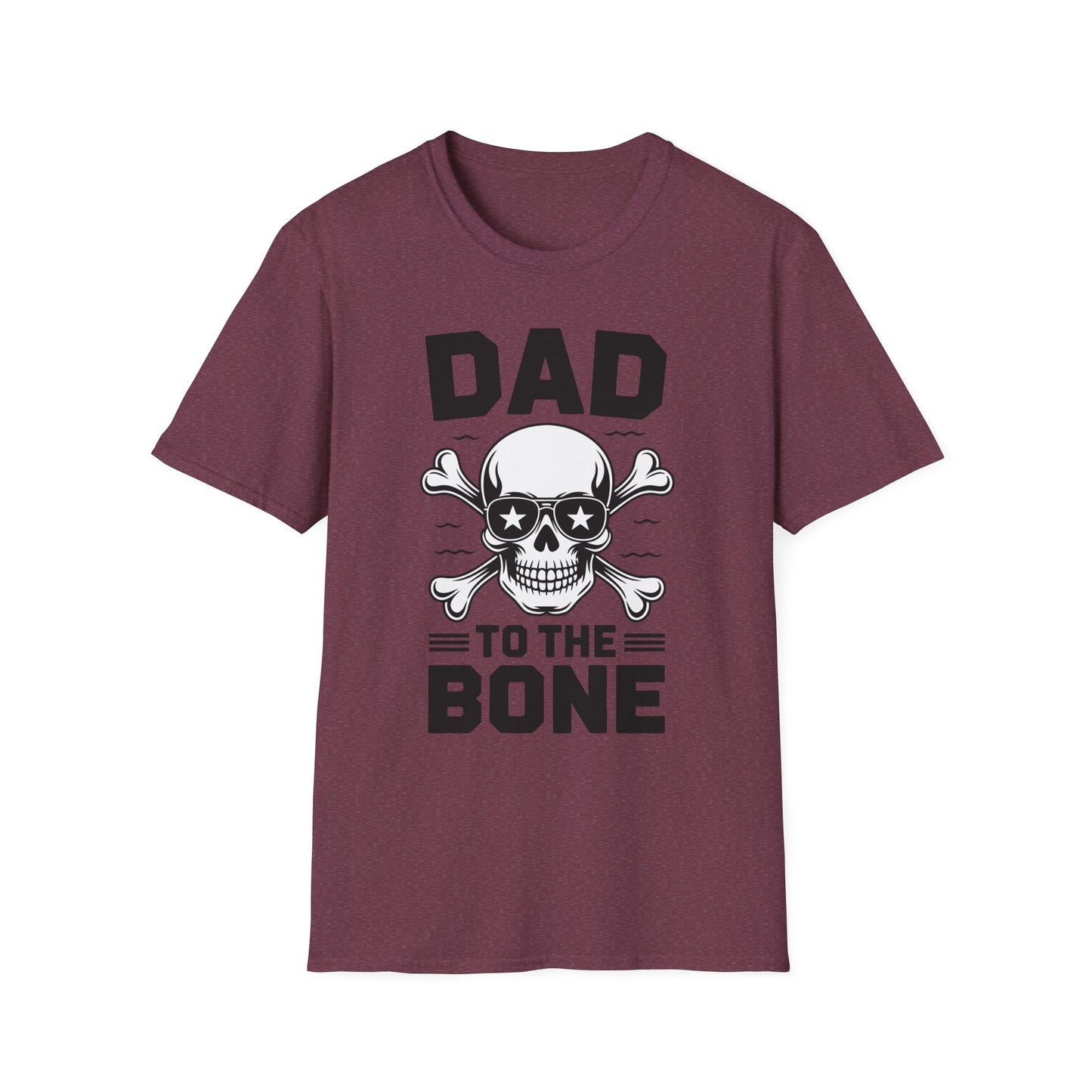 Dad to the Bone Skull Graphic T-Shirt, Perfect for Father's Day Gifts