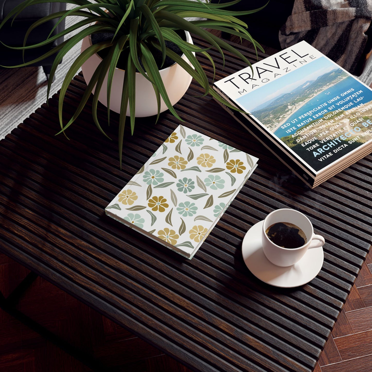 Floral Hard Backed Journal - Perfect for Note-Taking & Inspirational Writing