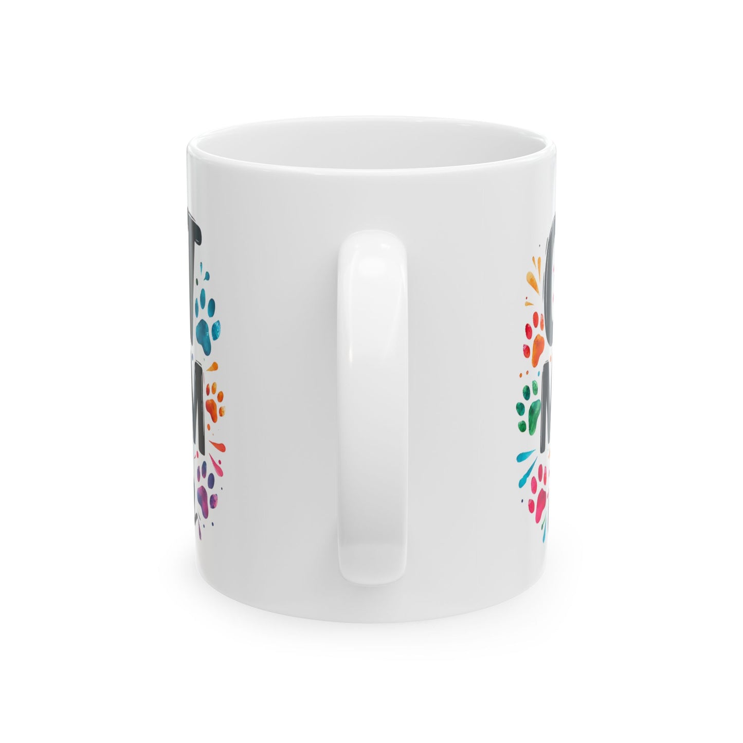 Best Cat Mom Ever Ceramic Mug - Colorful Cat Lover Gift