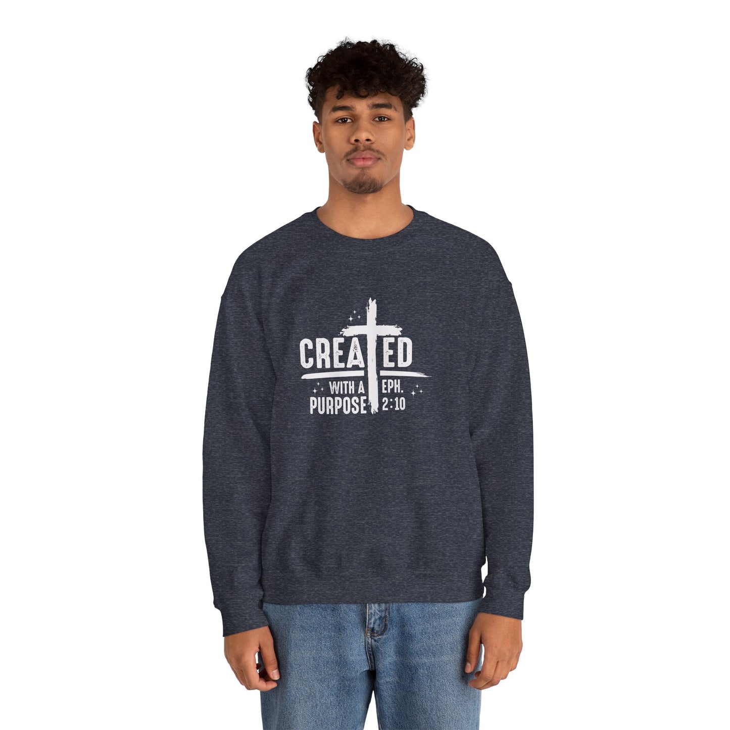 Created with a Purpose Unisex Heavy Blend™ Crewneck Sweatshirt