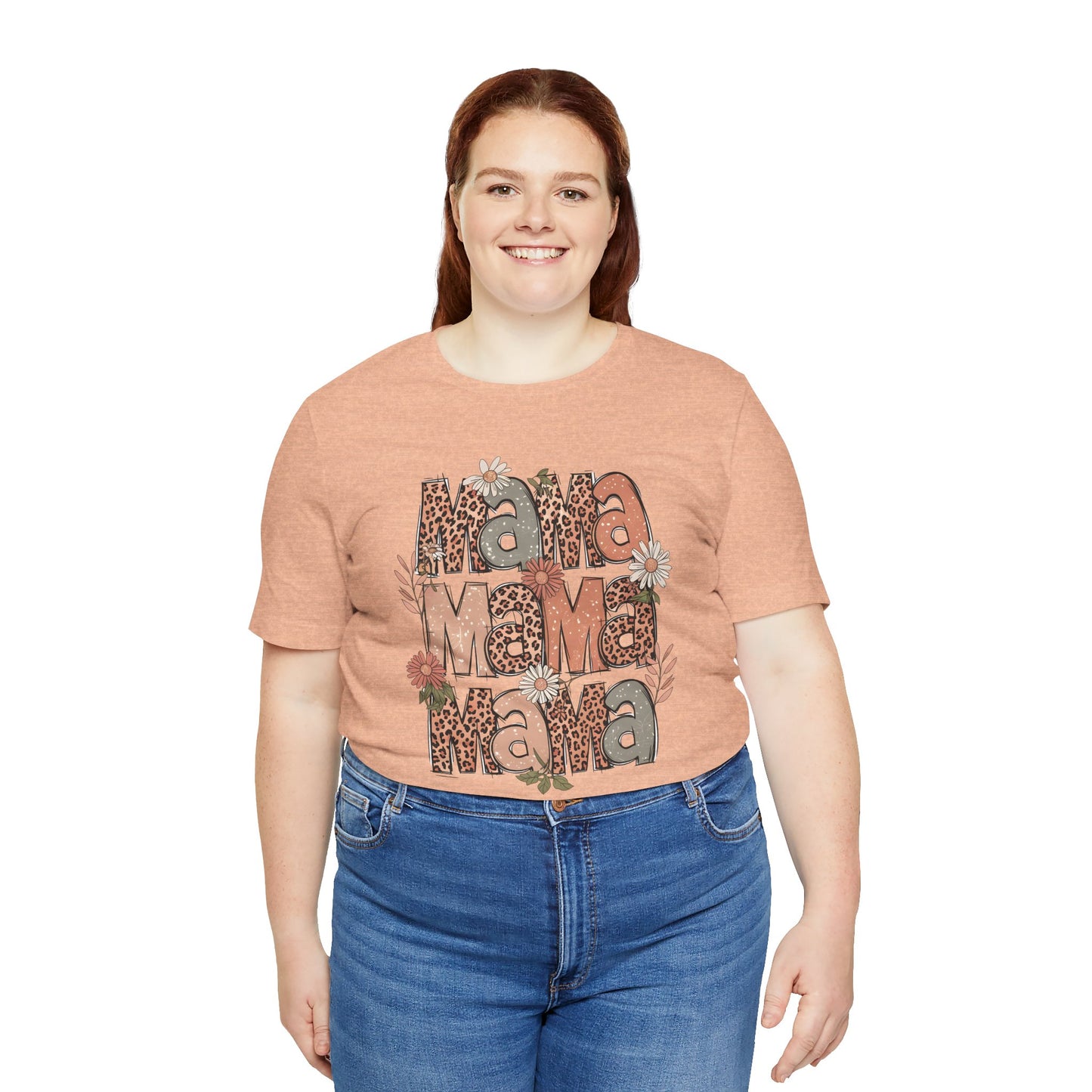 Floral Mama T-Shirt - Unisex Jersey Short Sleeve Tee for Mother's Day