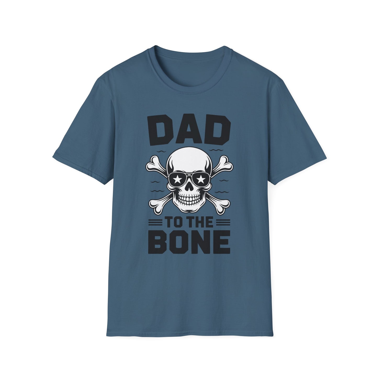 Dad to the Bone Skull Graphic T-Shirt, Perfect for Father's Day Gifts