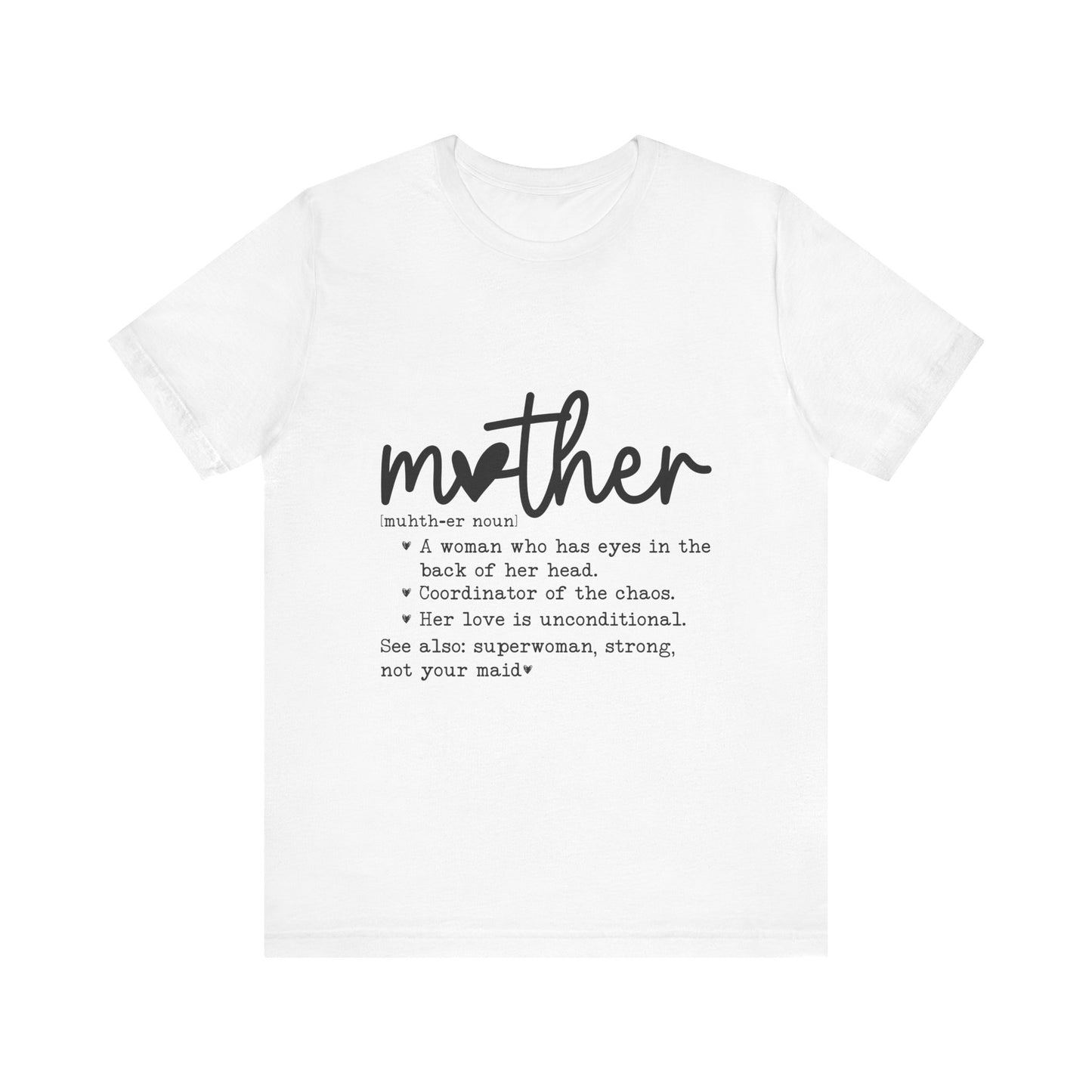Mother Definition Unisex Jersey Tee - Perfect Gift for Moms