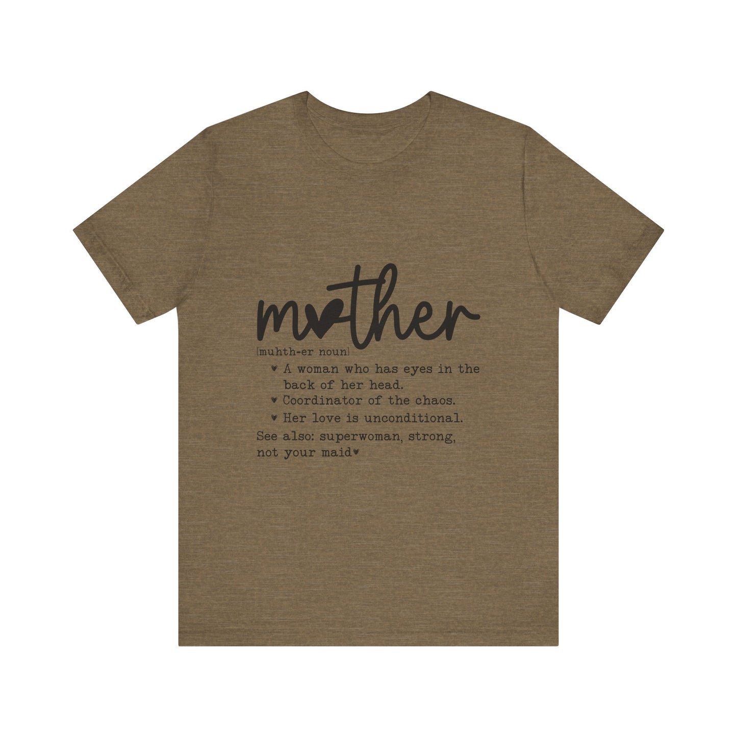 Mother Definition Unisex Jersey Tee - Perfect Gift for Moms