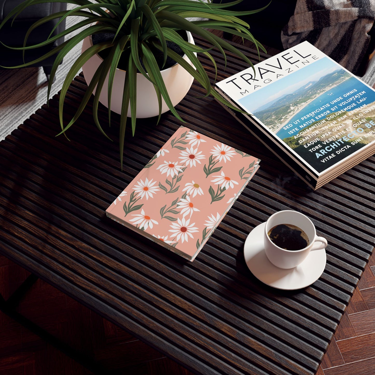 Floral Hard Backed Journal - Inspirational Note-Taking, Perfect for Gifts & Daily Use