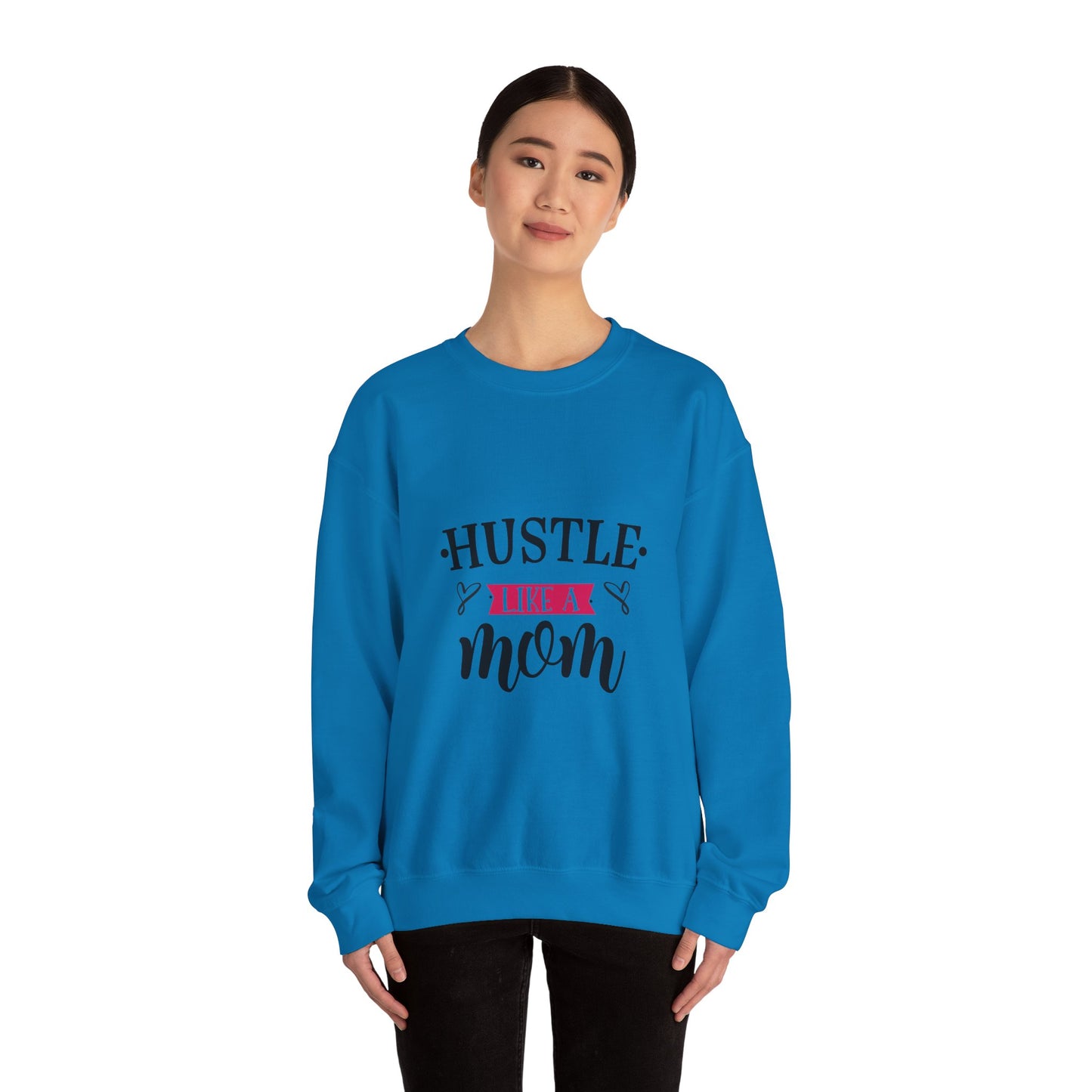 Hustle Like A Mom Unisex Crewneck Sweatshirt