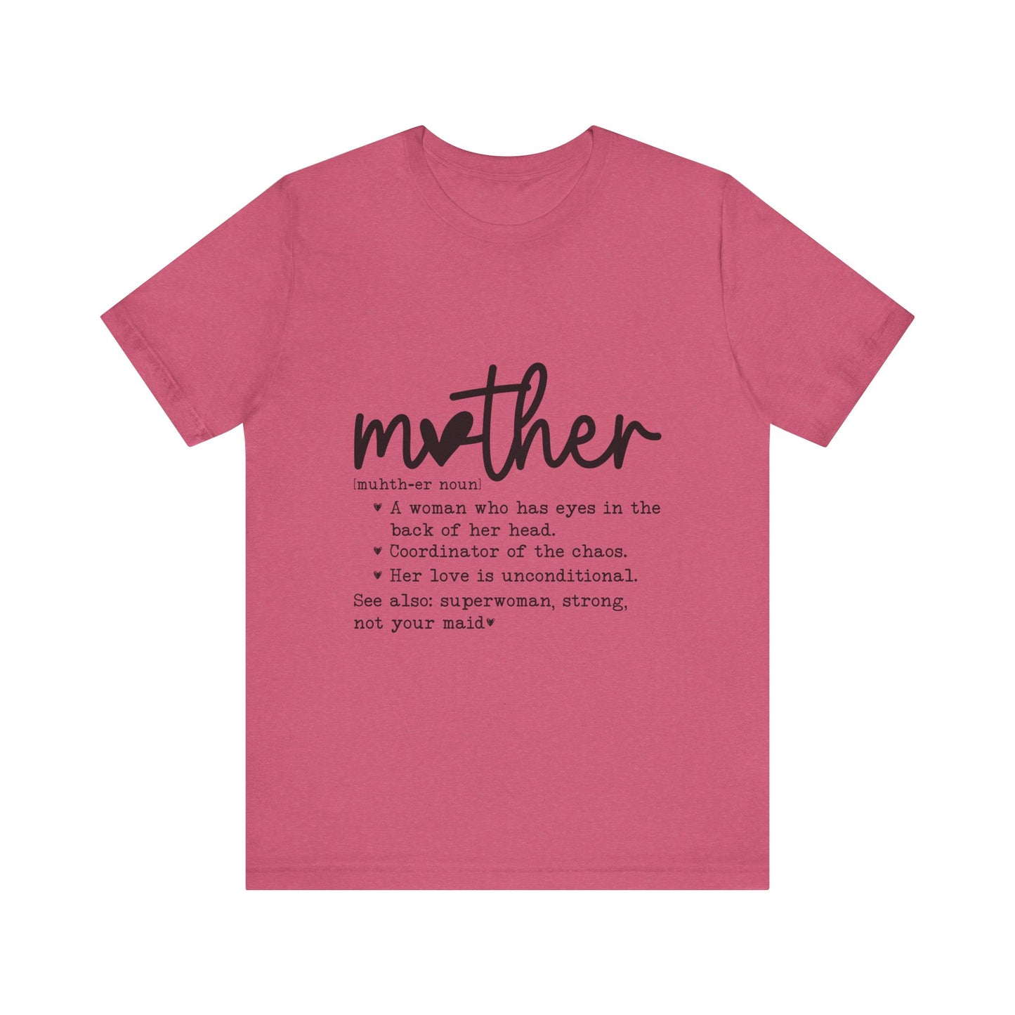 Mother Definition Unisex Jersey Tee - Perfect Gift for Moms