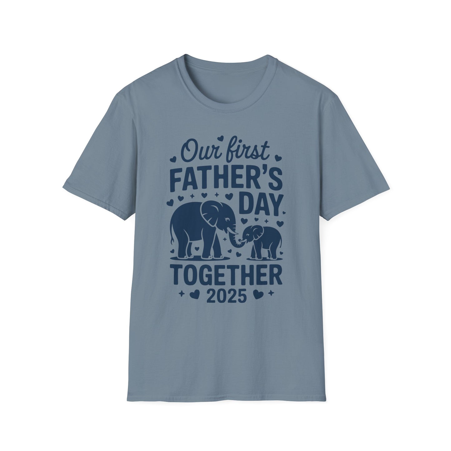 Our First Father's Day Together T-Shirt, New Dad Gift, Family Celebration Tee, Baby Announcement Shirt