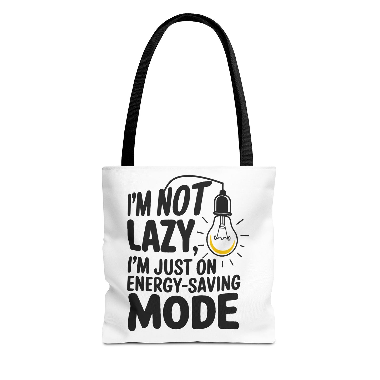 Funny Energy-Saving Mode Tote Bag - Ideal Gift for Relaxed Individuals