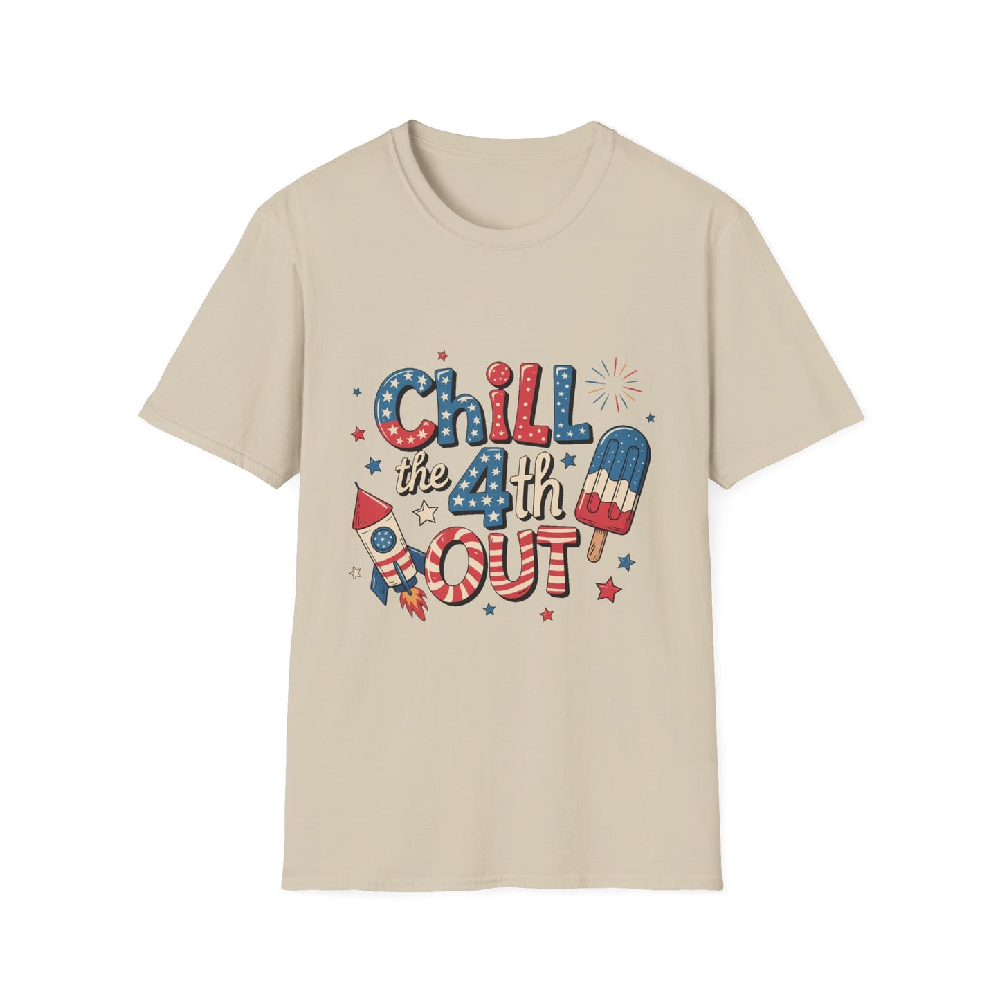 Patriotic Chill T-Shirt, 4th of July Shirt, Independence Day Apparel